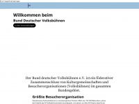 bund-deutscher-volksbuehnen.de Webseite Vorschau