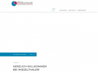 wieselthaler.com Webseite Vorschau