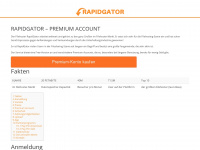 rapidgator.info Webseite Vorschau