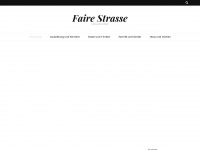 faire-strasse.de Webseite Vorschau