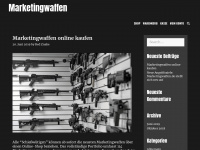 marketingwaffen.de Webseite Vorschau