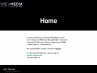 wickmedia.de Webseite Vorschau