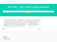 erp-wiki.org Webseite Vorschau
