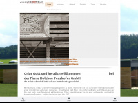 penzkofer-holzbau.de Webseite Vorschau