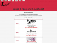 ayshana.ch Webseite Vorschau