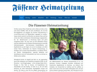 fuessener-heimatzeitung.de Webseite Vorschau