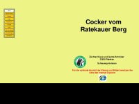 cocker-vom-ratekauer-berg.de Webseite Vorschau