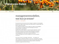 petervandalen.nl Webseite Vorschau