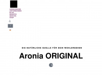 aronia-original.de Webseite Vorschau