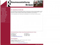 raumausstatter-kraus.de Webseite Vorschau