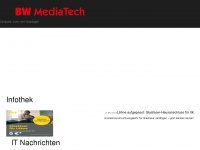 bw-mediatech.de Webseite Vorschau