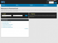 premiumcash.com Webseite Vorschau