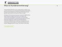 werkstatt-fuer-kundenorientierung.de Webseite Vorschau