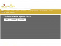 trachtenkaiser.com Webseite Vorschau