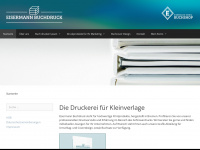 eisermann-buchdruck.de Webseite Vorschau