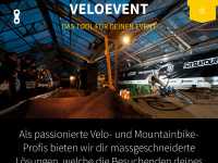 veloevent.ch Webseite Vorschau