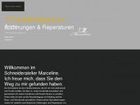 marceline.ch Webseite Vorschau