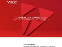 fondsfrauen-award.com Webseite Vorschau