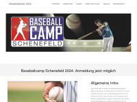 baseballcamp-schenefeld.de Webseite Vorschau