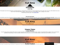 kuli-alma.com Webseite Vorschau