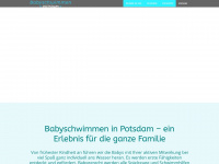 babyschwimmen-potsdam.com Webseite Vorschau