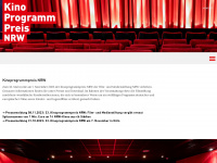 kinoprogrammpreisnrw.de Webseite Vorschau