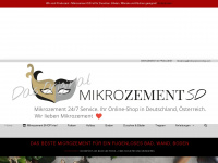 mikrozement-shop.com Webseite Vorschau