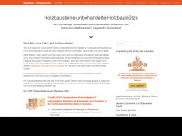 baukloetze-und-holzbausteine.de Webseite Vorschau