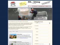 xxl-umzug.de Webseite Vorschau