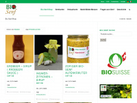 bio-senf.ch Webseite Vorschau