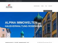 alpina-immowelten.de Webseite Vorschau