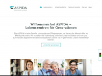 aspida.de Webseite Vorschau