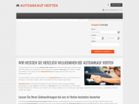 auto-ankauf-herten.de Webseite Vorschau