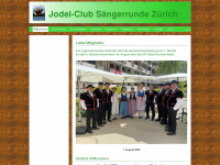 jodelclub-saengerrunde.ch Webseite Vorschau