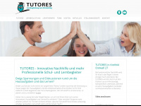 tutores.de Webseite Vorschau