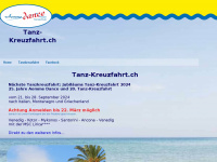 tanz-kreuzfahrt.ch Webseite Vorschau