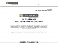 dieckmann-gruppe.de Webseite Vorschau