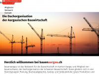 bauenaargau.ch Webseite Vorschau