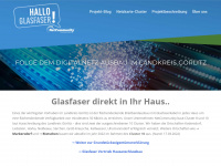 hallo-glasfaser.de Webseite Vorschau