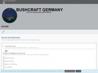 bushcraft-germany.com Webseite Vorschau
