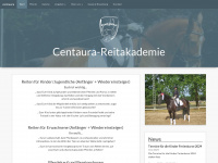 centaura-reitakademie.de Webseite Vorschau