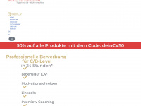 deincv.ch Webseite Vorschau