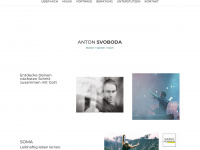 antonsvoboda.com Webseite Vorschau