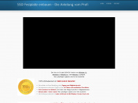 ssd-festplatte-einbauen.com Webseite Vorschau