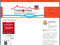 festkomitee-bad-honnefer-karneval.de Webseite Vorschau