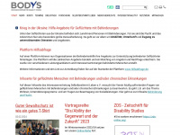 bodys-wissen.de Webseite Vorschau