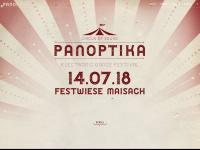 panoptika-festival.de Webseite Vorschau