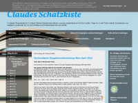 claudes-schatzkiste.blogspot.com Webseite Vorschau