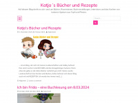 katjas-buecher-und-rezepte.de Webseite Vorschau