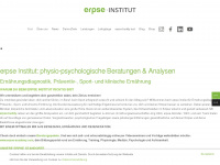 erpse-institut.com Webseite Vorschau